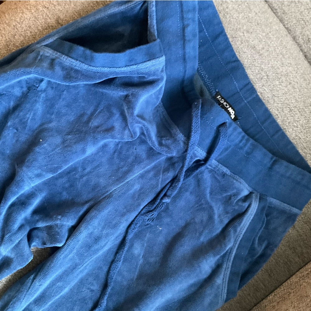 Velvet joggers